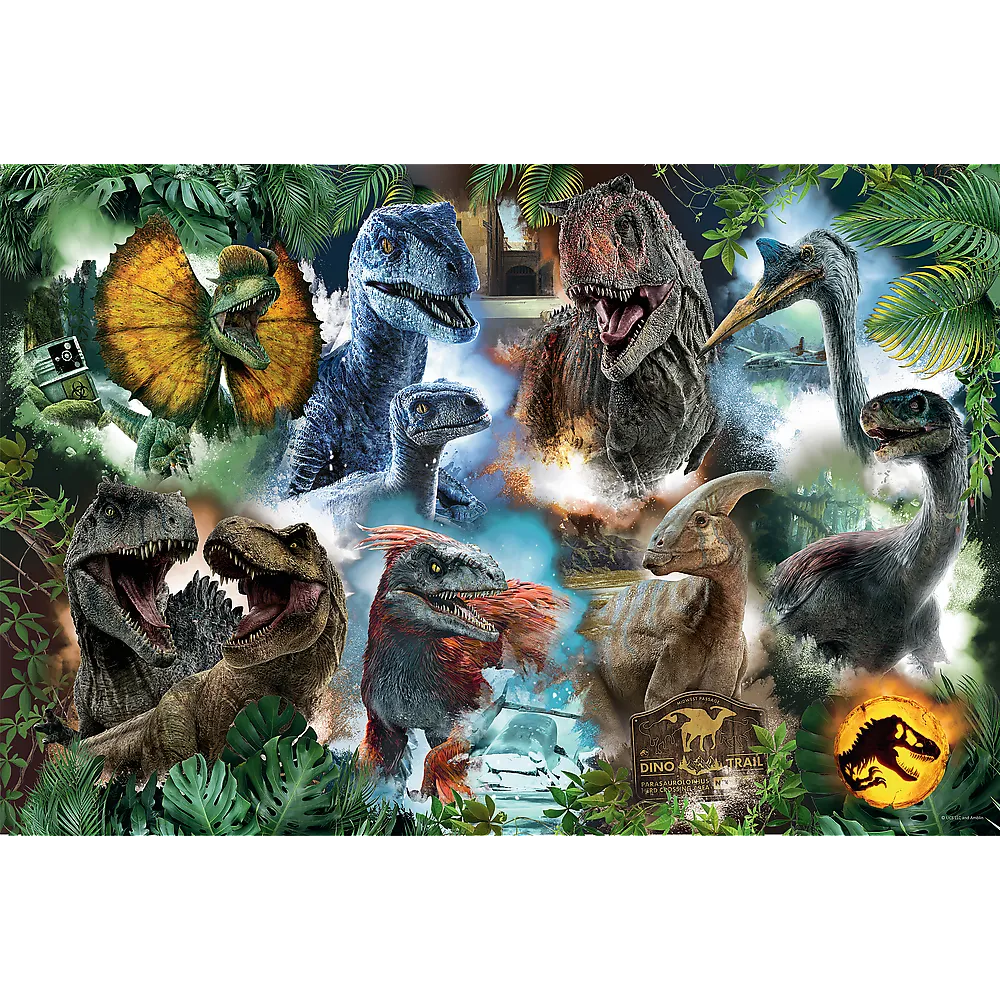 „Mėgstamiausi dinozaurai – dėlionė, 300 detalių