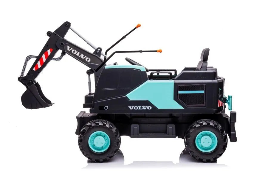 Mėlynas elektrinis ekskavatorius Volvo DK‑VE888 vaikams
