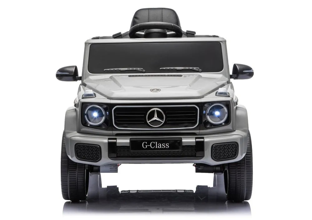 Mercedes G 4×4 24V 2580 pilkas akumuliatorinis automobilis vaikams