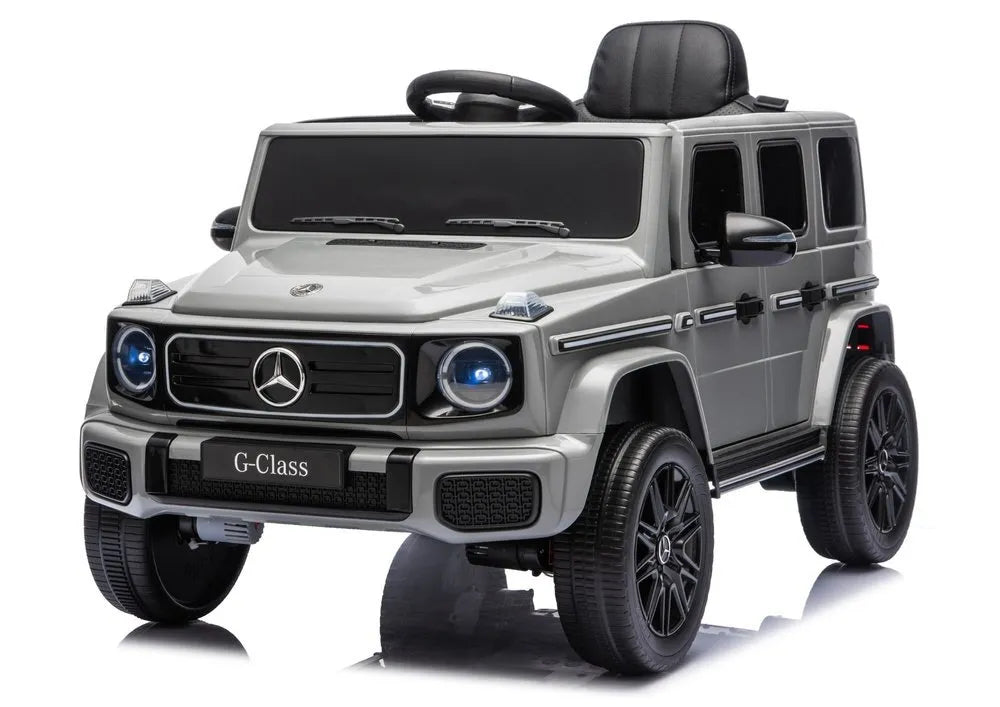 Mercedes G 4×4 24V 2580 pilkas akumuliatorinis automobilis vaikams