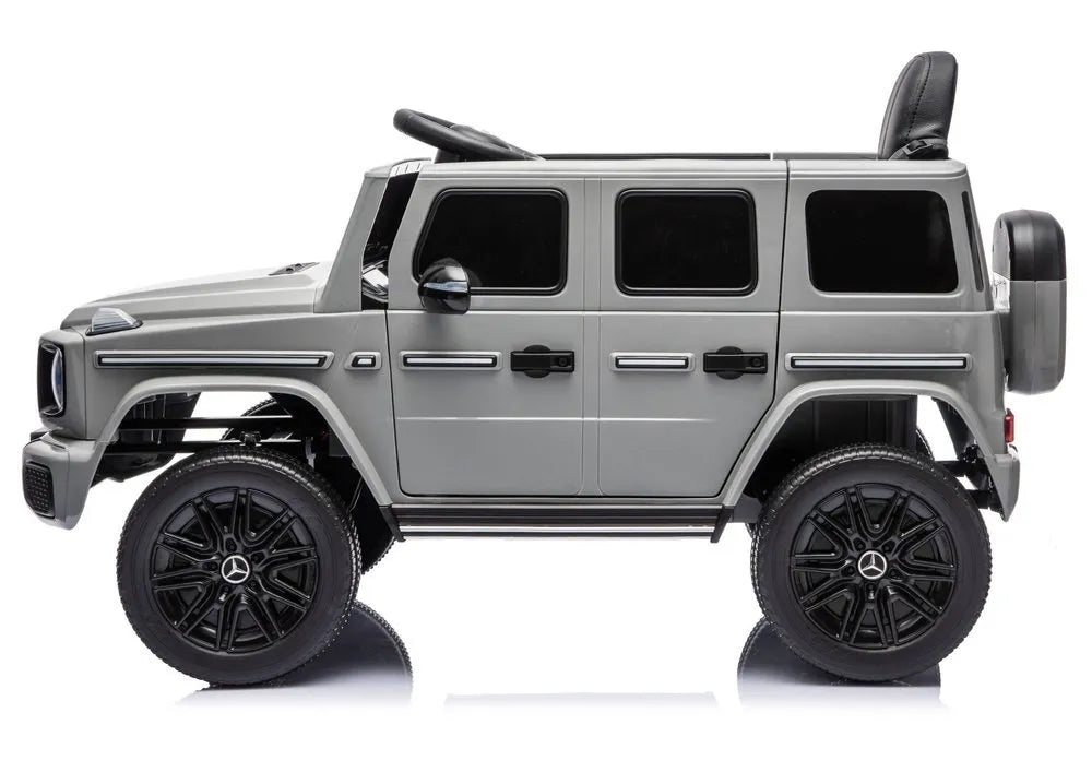 Mercedes G 4×4 24V 2580 pilkas akumuliatorinis automobilis vaikams
