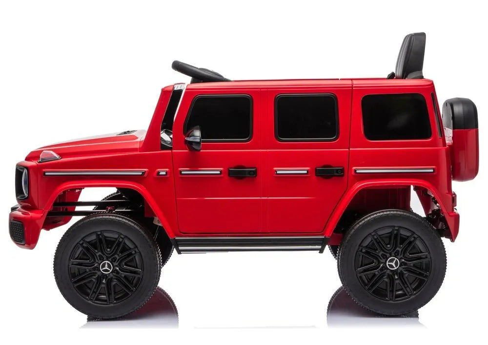 Mercedes G 4×4 24V 2580 raudonas akumuliatorinis automobilis vaikams