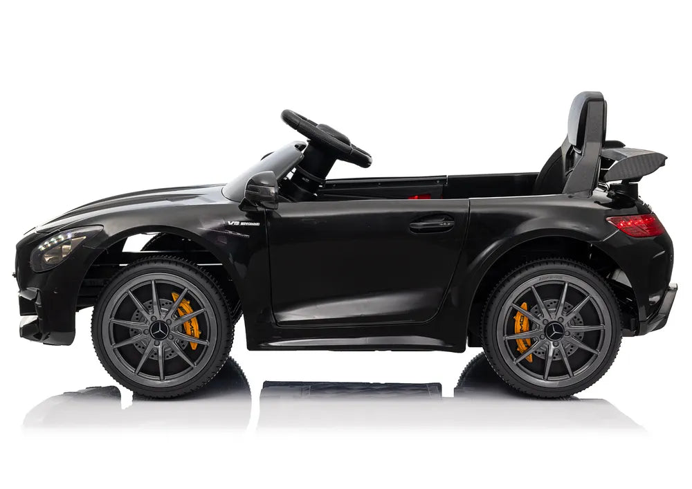 Mercedes GTR elektromobilis vaikams juodas