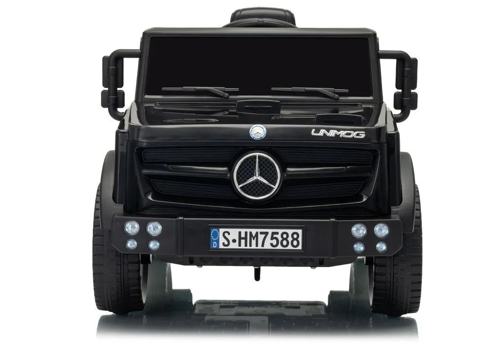 Mercedes Unimog 6V juodas elektromobilis