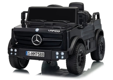 Mercedes Unimog 6V juodas elektromobilis