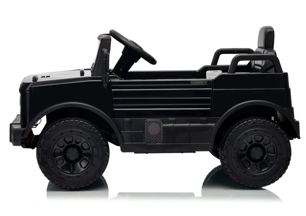 Mercedes Unimog 6V juodas elektromobilis