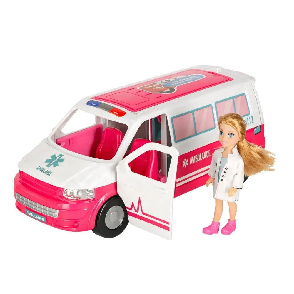 Mobilioji ligoninė su gydytoja ir priedais