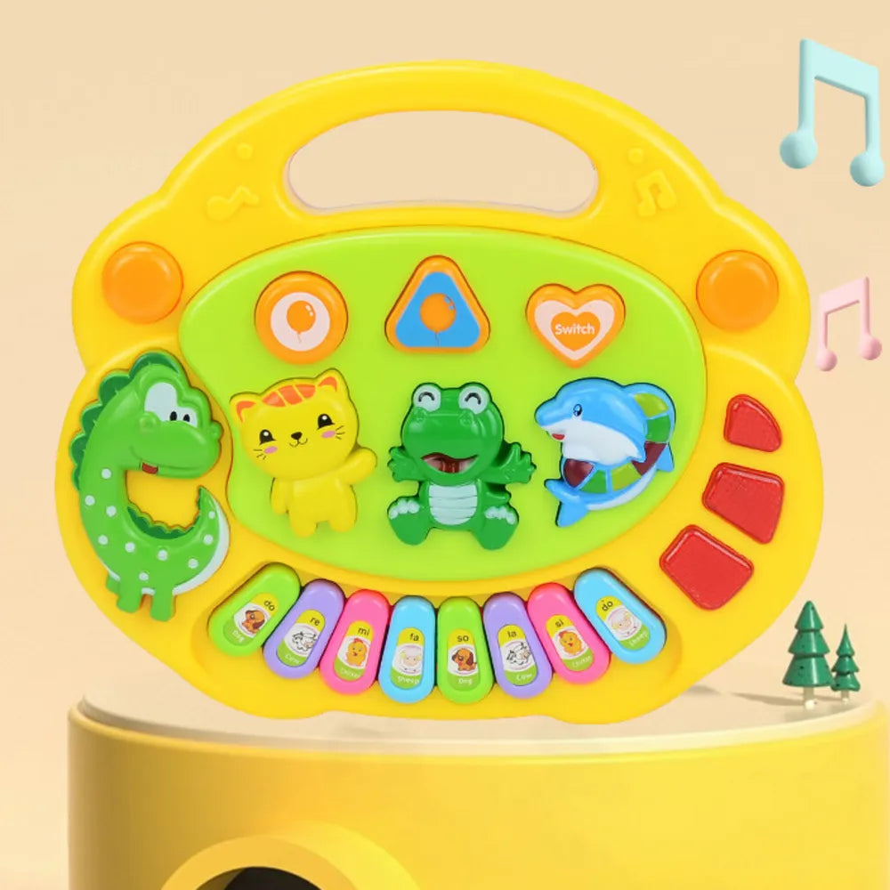 Muzikinis pianinas su gyvūnų garsais