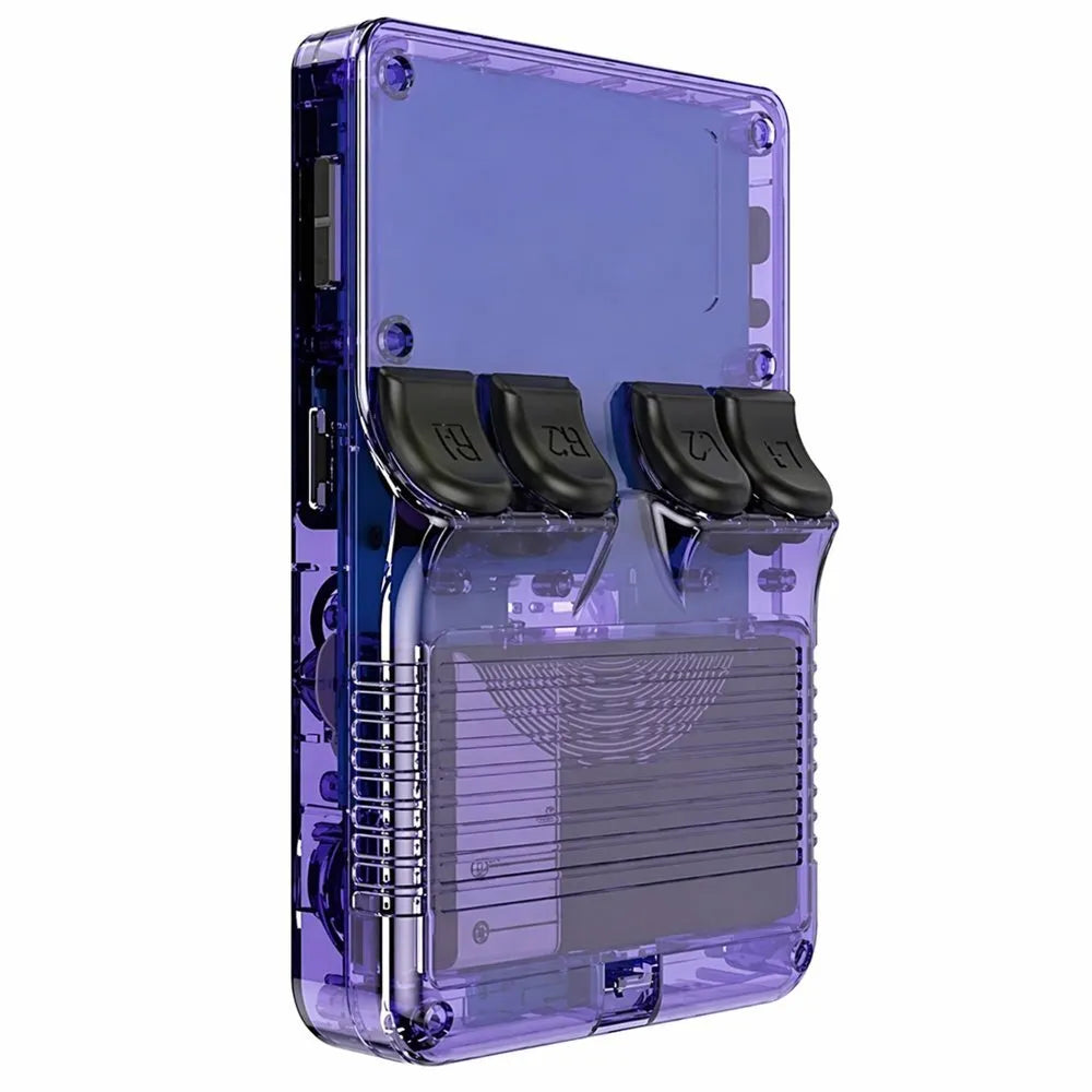 Nešiojama retro žaidimų konsolė R36S Violetinė