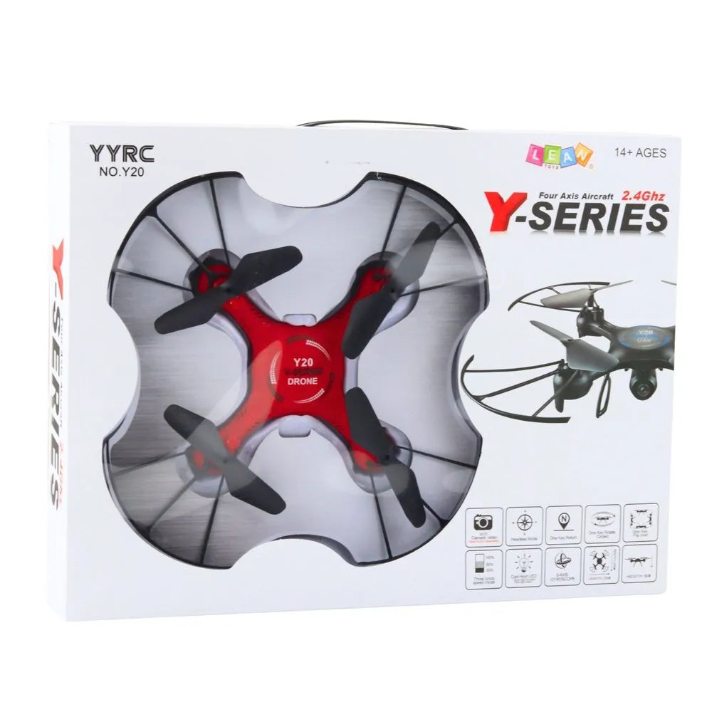 Nuotolinio valdymo dronas su LED šviesomis