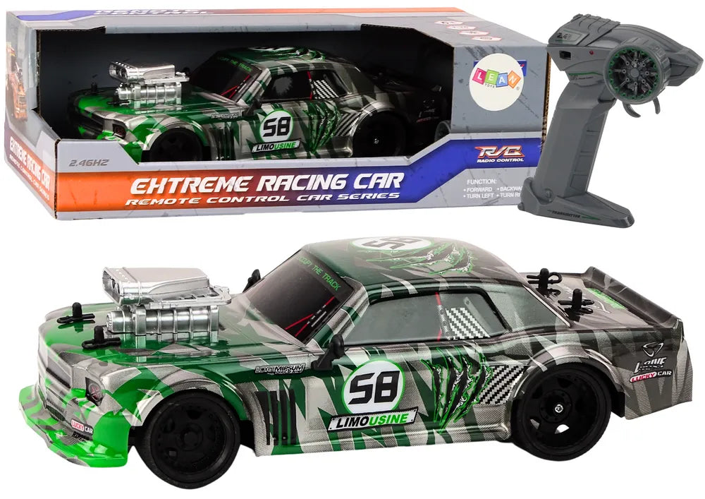Nuotoliniu būdu valdomas 1:16 drifto automobilis