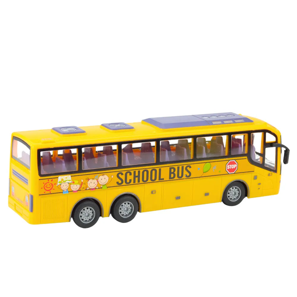Nuotoliniu būdu valdomas mokyklinis autobusas su LED, 1:30