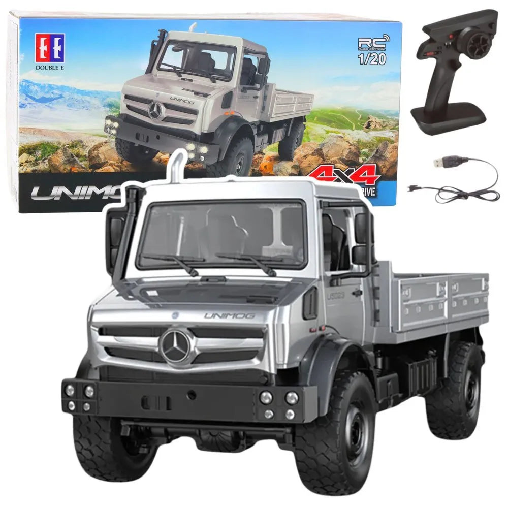 Nuotoliniu būdu valdomas „Unimog 4×4“ bekelės automobilis