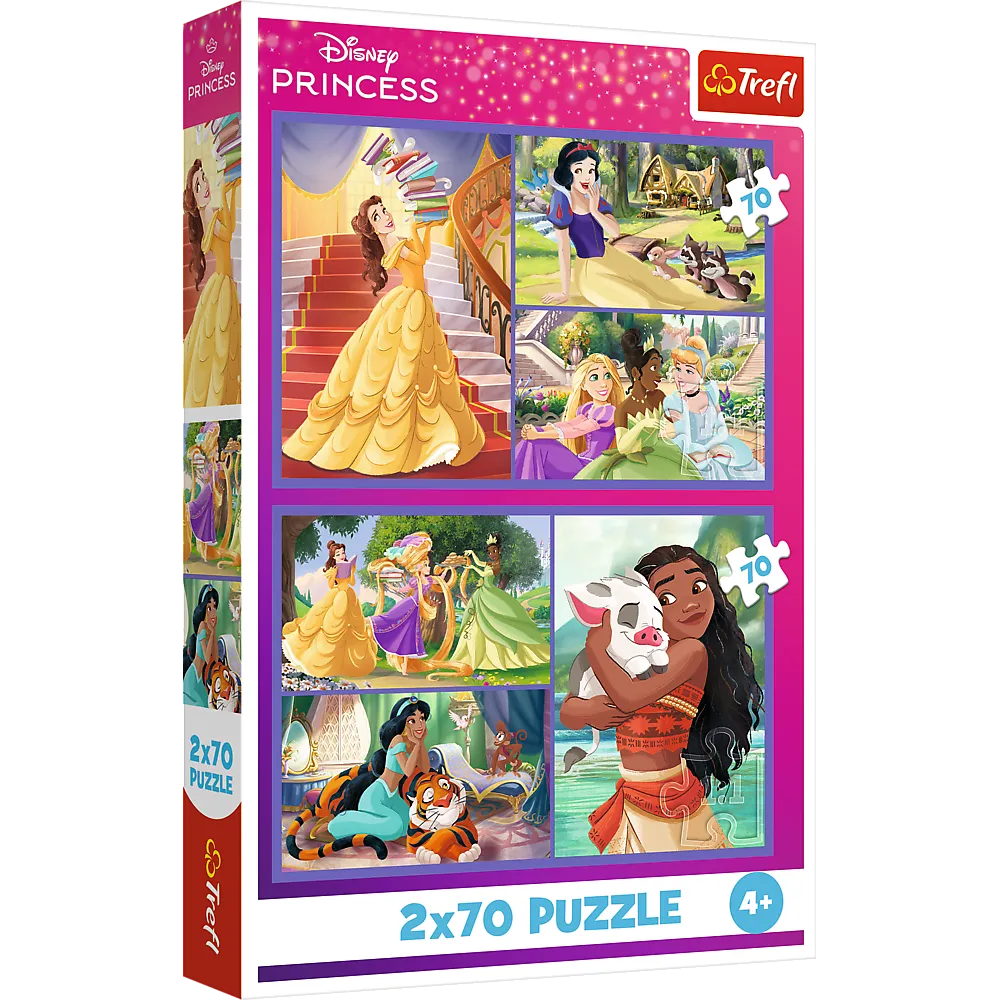 „Pasakiškos dienos“ – Disney Princesės dėlionė 2×70 detalių