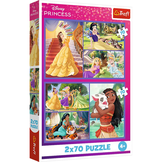 „Pasakiškos dienos“ – Disney Princesės dėlionė 2×70 detalių