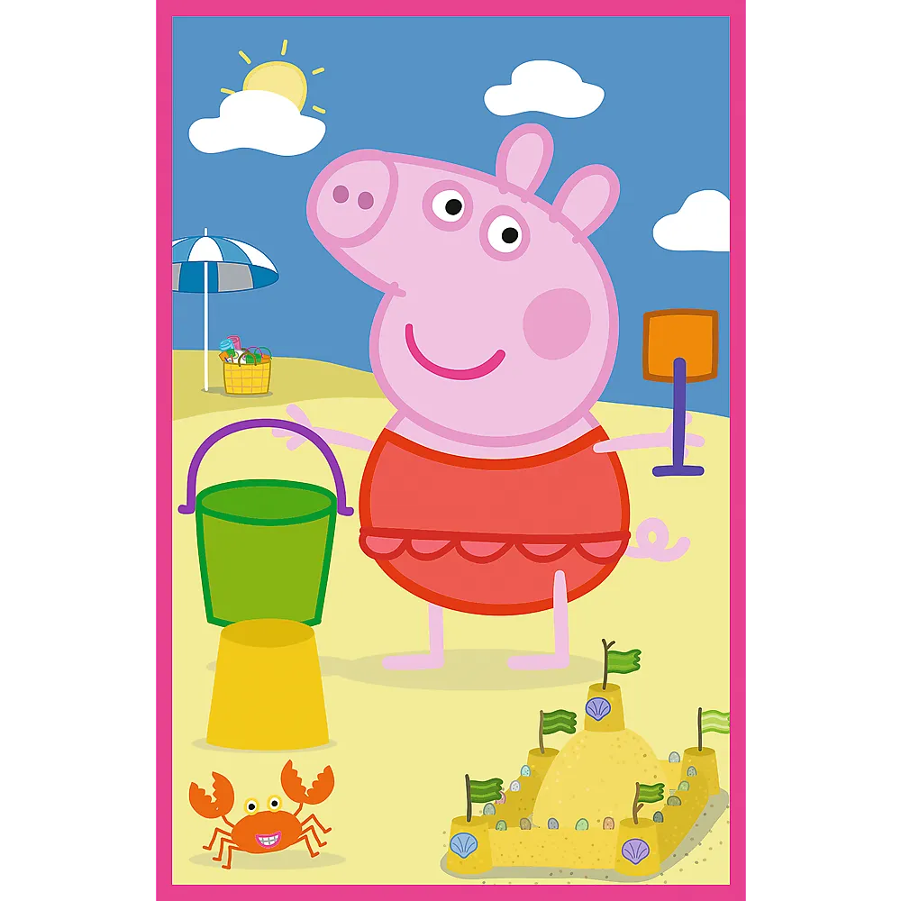 Peppa Pig Trefl 3×50 dalių dėlionė vaikams