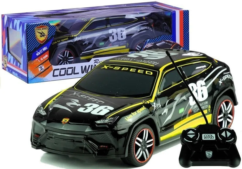 Pilot R/C Sports – juodas sportinis R/C automobilis