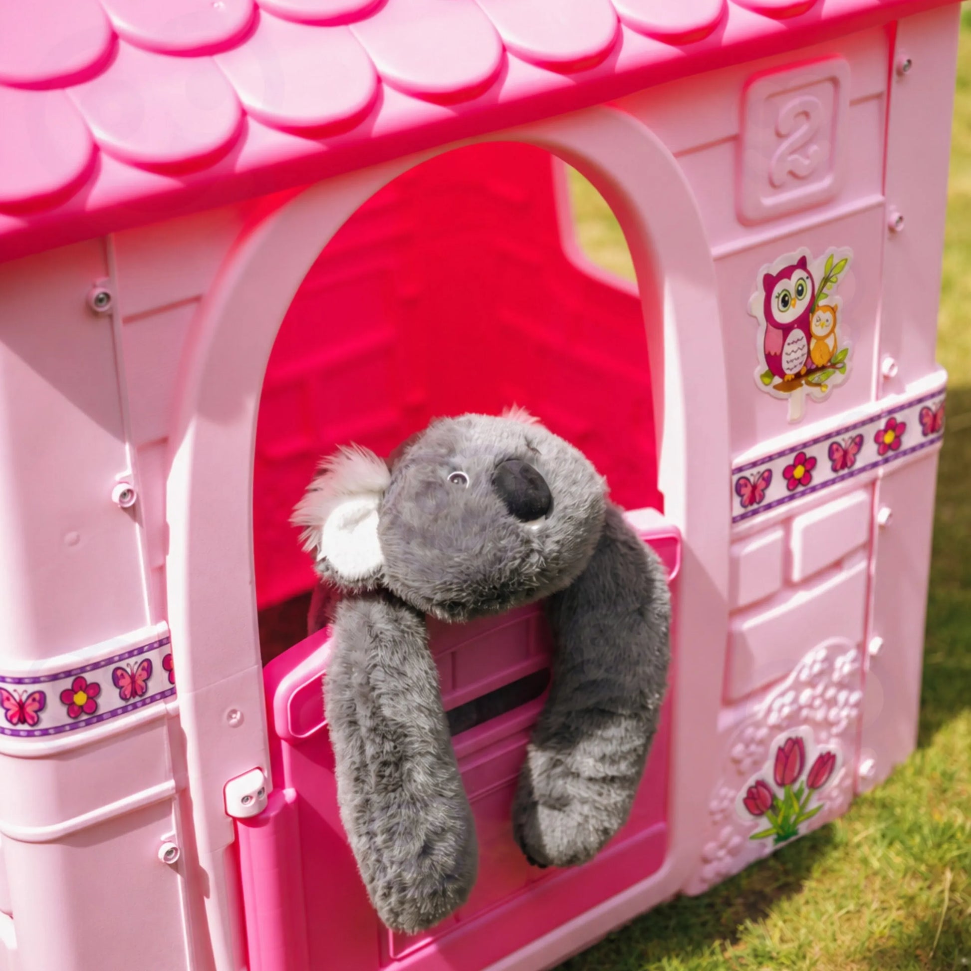 „Pink Fantasy Garden“ – rožinis sodo žaidimų namelis vaikams, 2–6 m.