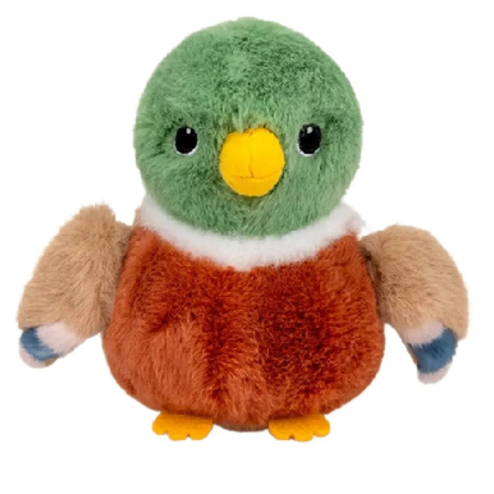 Pliušinė margaspalvė antelė su pakabuku 12 cm