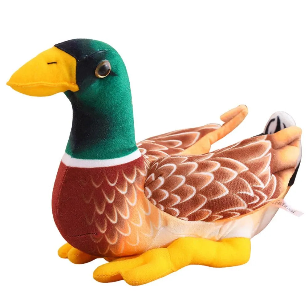 Pliušinė realistiška antis 28 cm