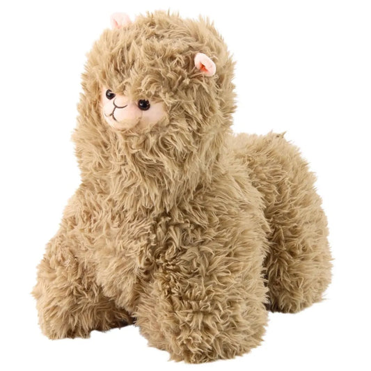 Pliušinė smėlinė lama 40 cm