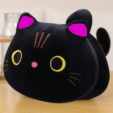 Pliušinis juodas katinėlis 18 cm