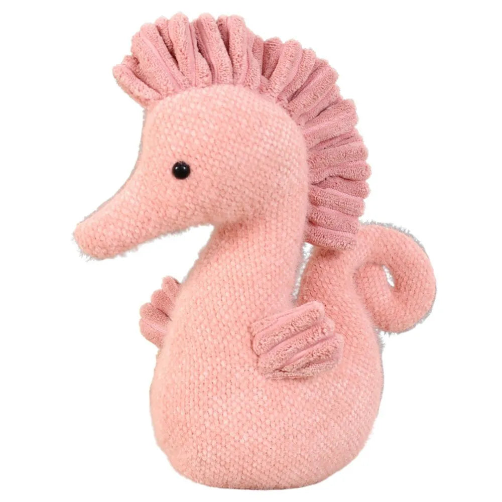 Pliušinis rožinis jūrų arkliukas 25 cm