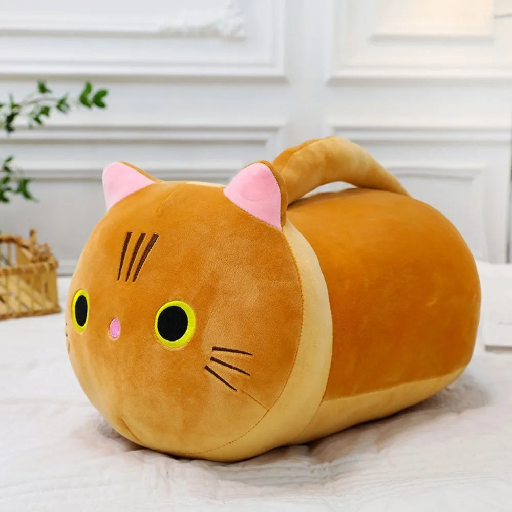 Pliušinis rusvas katinas su uodega 40 cm