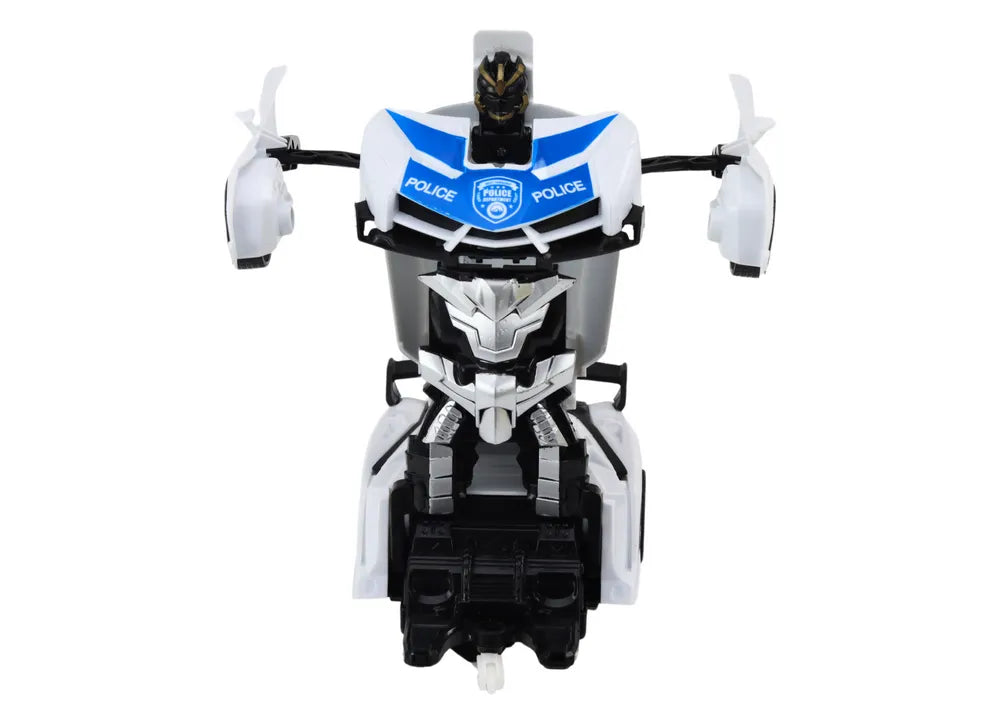 Policijos 2in1 RC robotas–automobilis