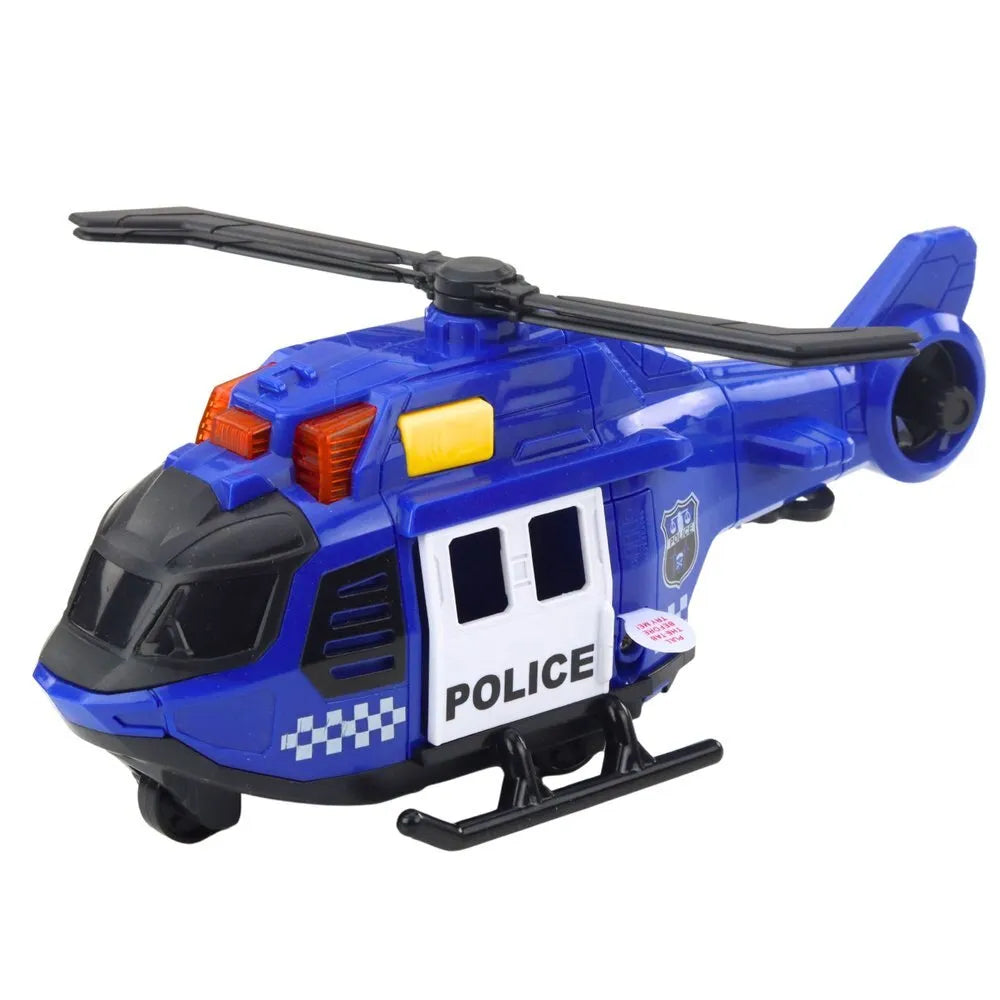 Policijos sraigtasparnis su šviesomis 21 cm