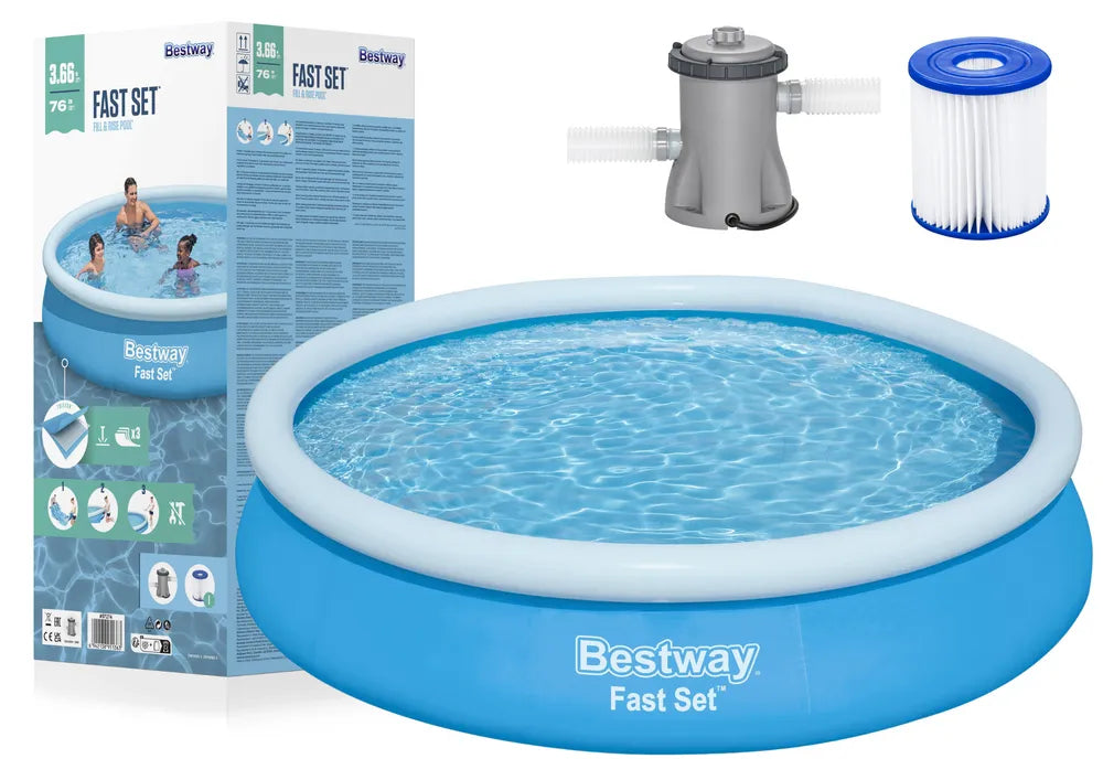 Pripučiamas išsiplečiantis baseinas Bestway 57274 – 366 × 76 cm