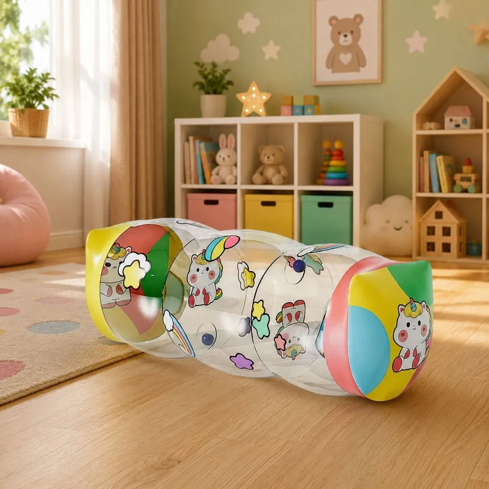 Pripučiamas ropojimo cilindras kūdikiams – vienaragis, 48 cm
