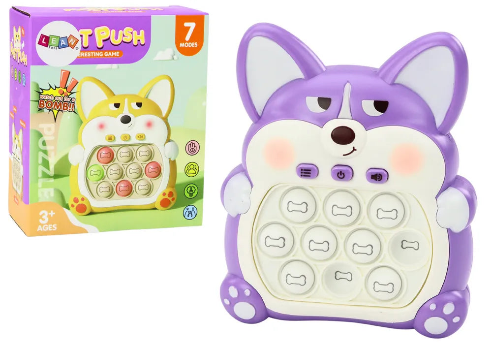 Purpurinis Pop-It lapės žaidimas 7 režimai