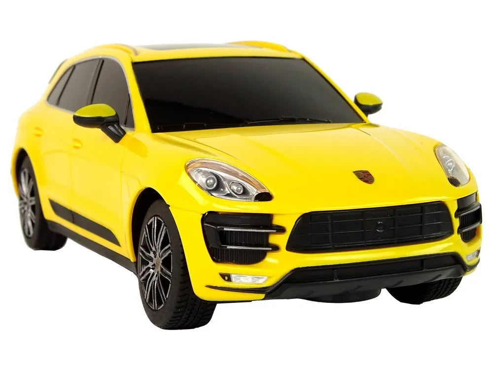 Rastar Porsche Macan Turbo 1:24 R/C – geltonas