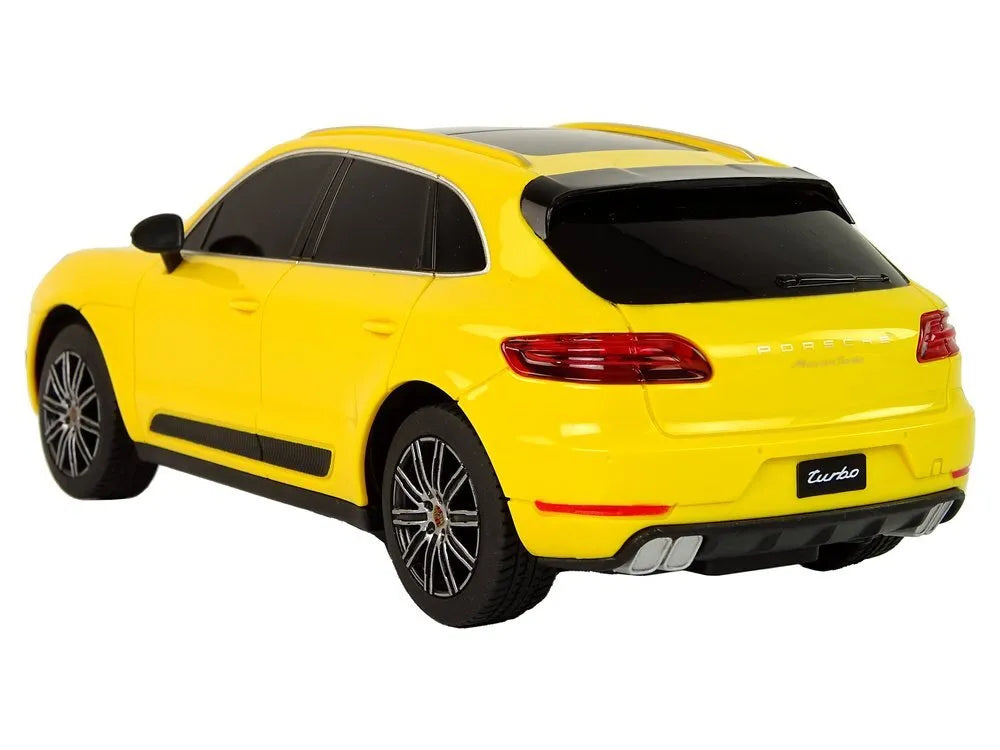 Rastar Porsche Macan Turbo 1:24 R/C – geltonas