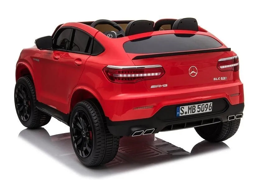 Raudonas elektrinis Mercedes GLC 63S XMX608 vaikams