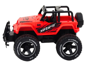 RC bekelės automobilis 1:18 raudonas