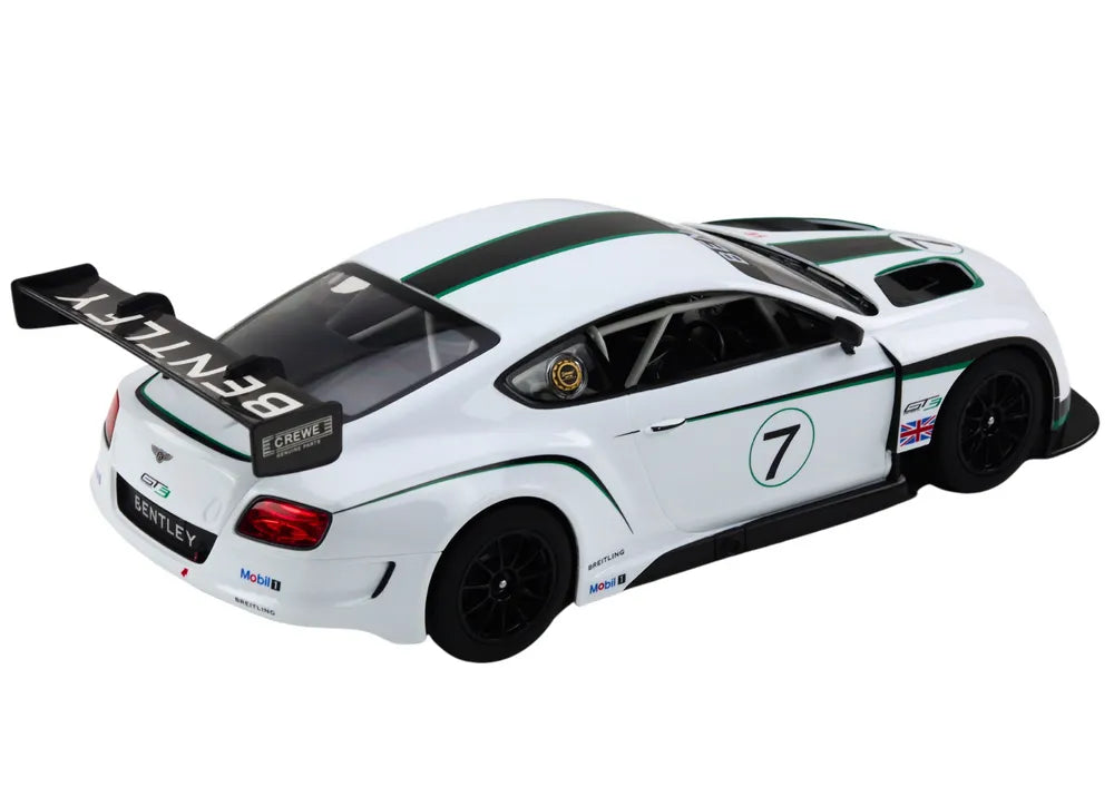 RC Bentley Continental GT3 1:14 baltas