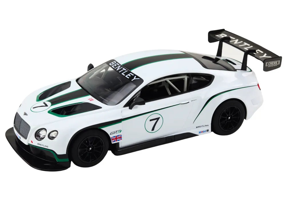 RC Bentley Continental GT3 1:14 baltas