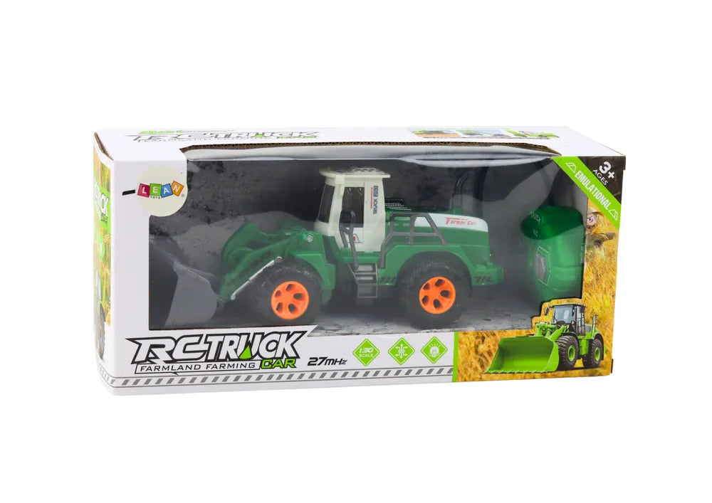 RC ekskavatorius krautuvas 1:20 žalias