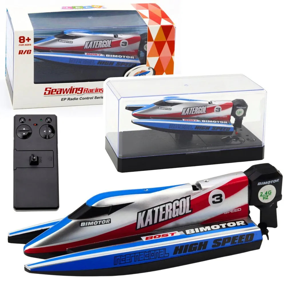 RC kateris 2.4GHz su dvigubu varikliu