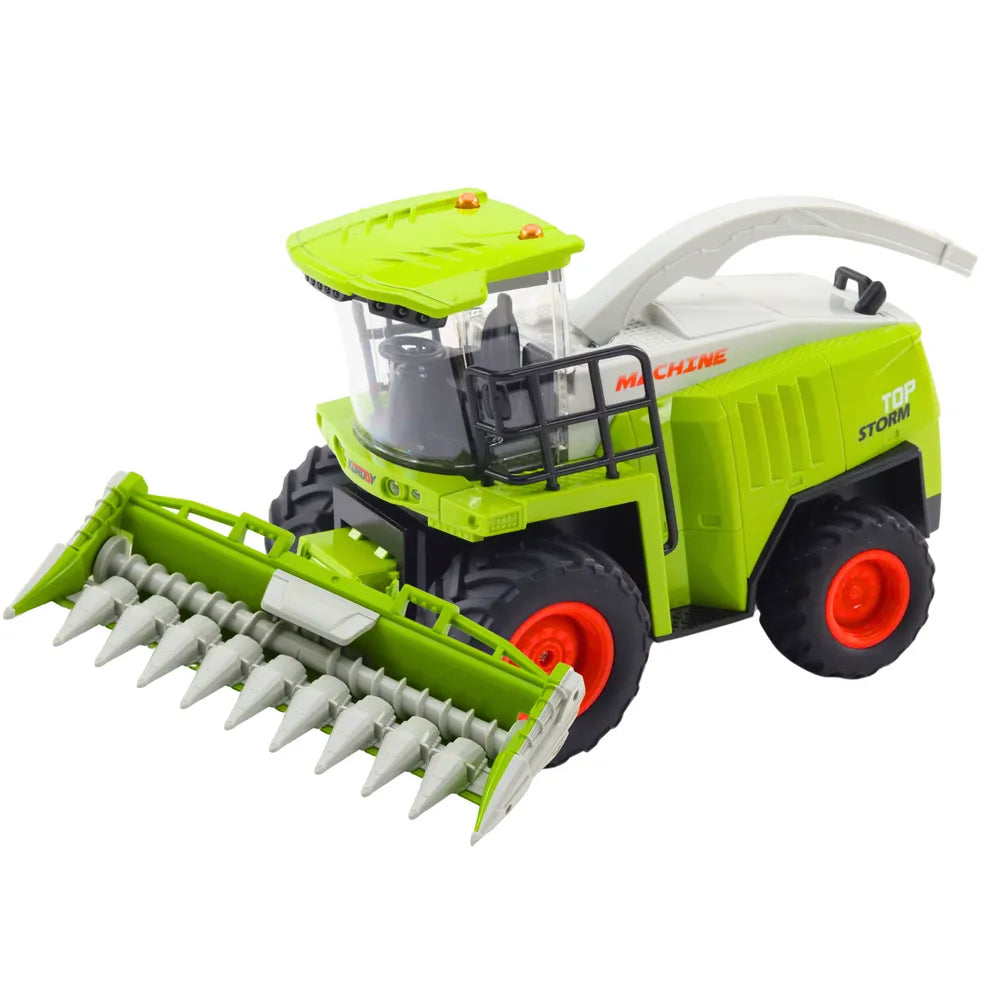 RC kombainas su kukurūzų pjaunamąja 1:24
