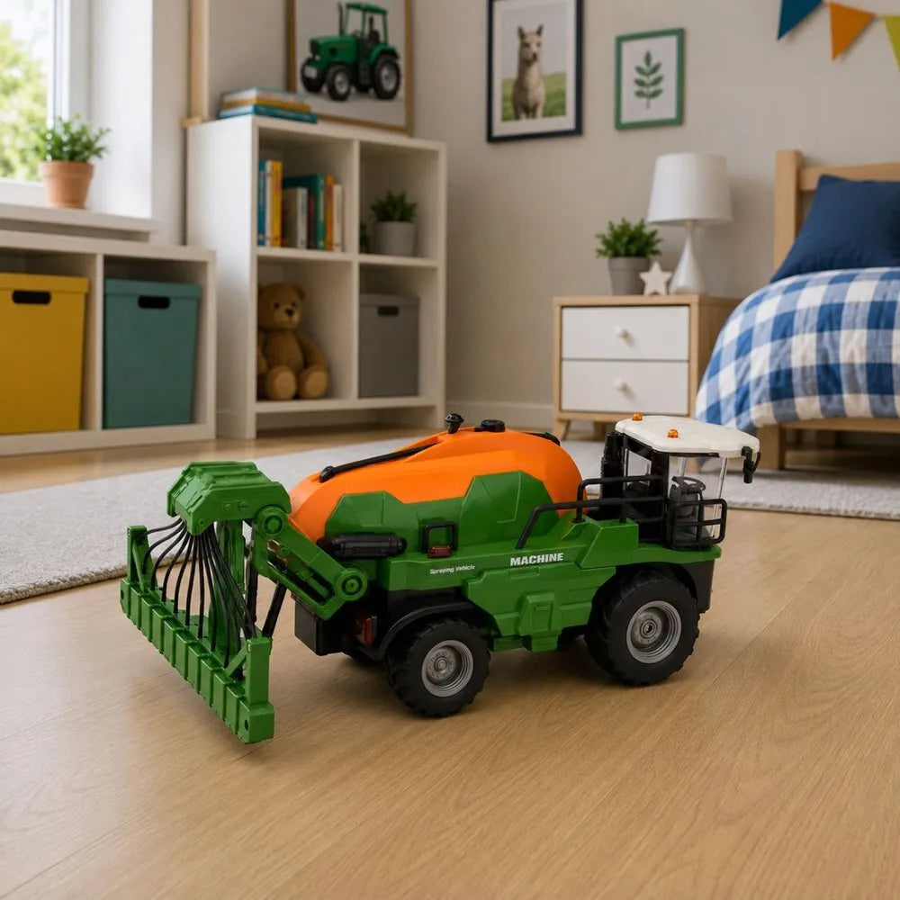 RC kombainas su purkštuvu 1:24