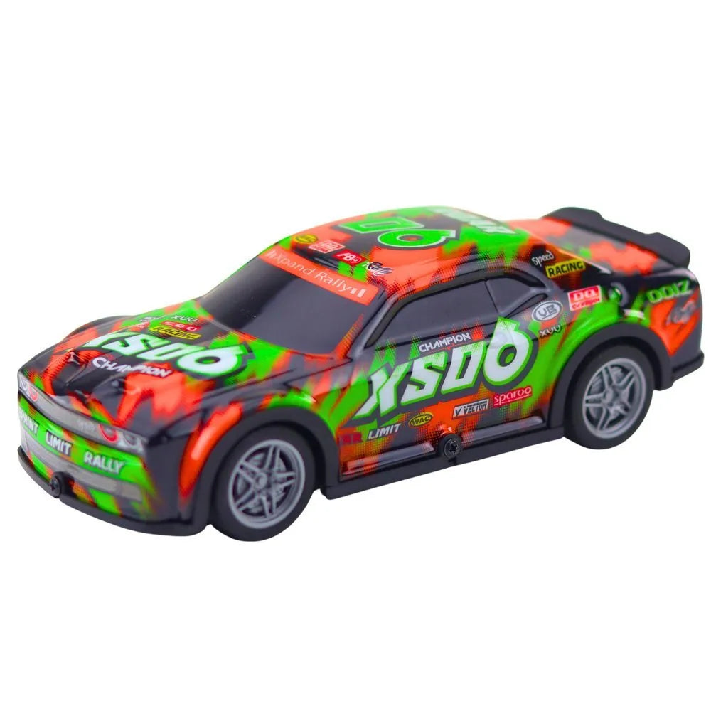 R/C lenktyninis automobilis 27 MHz – su šviečiančiu kėbulu, 20 cm
