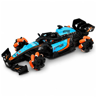RC lenktyninis automobilis su dūmų efektu