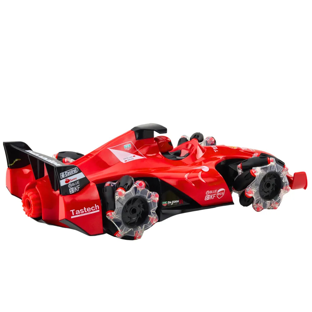 RC lenktyninis automobilis su dūmų efektu