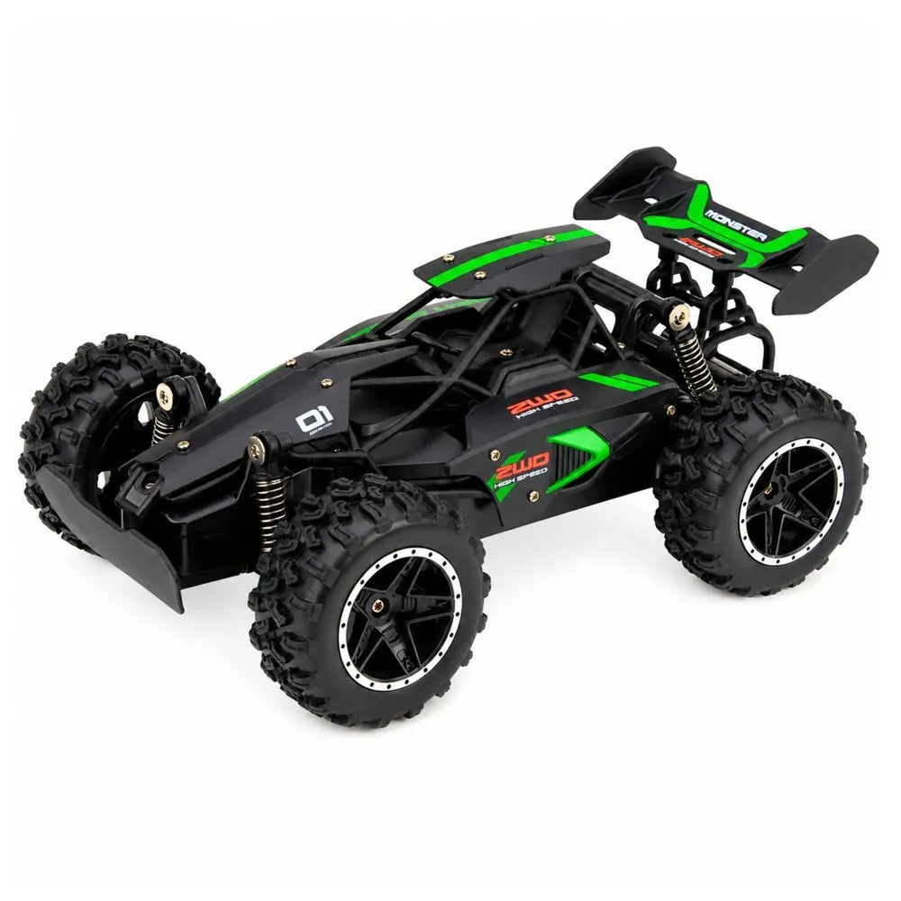 „RC Off‑Road 1:18 15 km/h“ – nuotolinio valdymo bekelės automobilis 1:18 masteliu