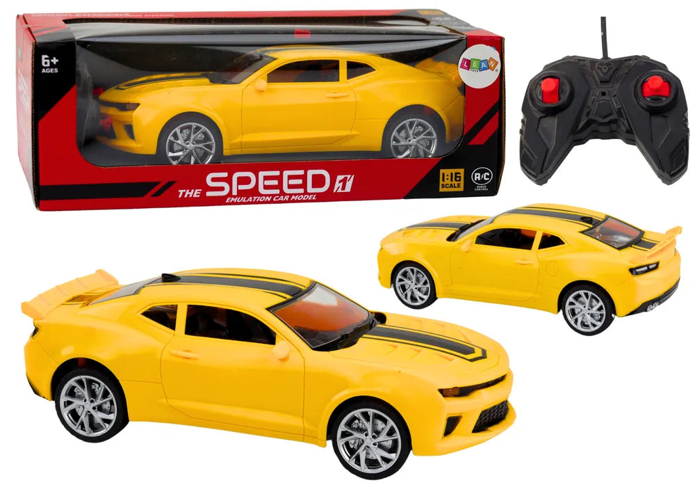 RC sportinis automobilis 1:16 geltonas