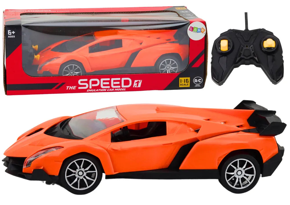 RC sportinis automobilis 1:16 oranžinis