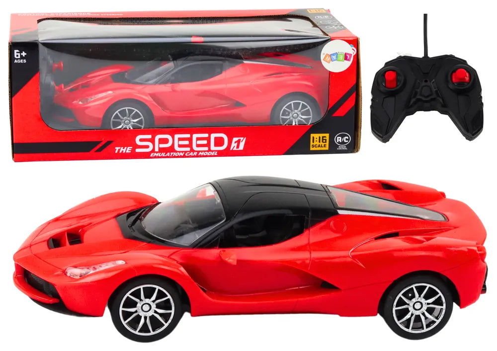 RC sportinis automobilis 1:16 raudonas